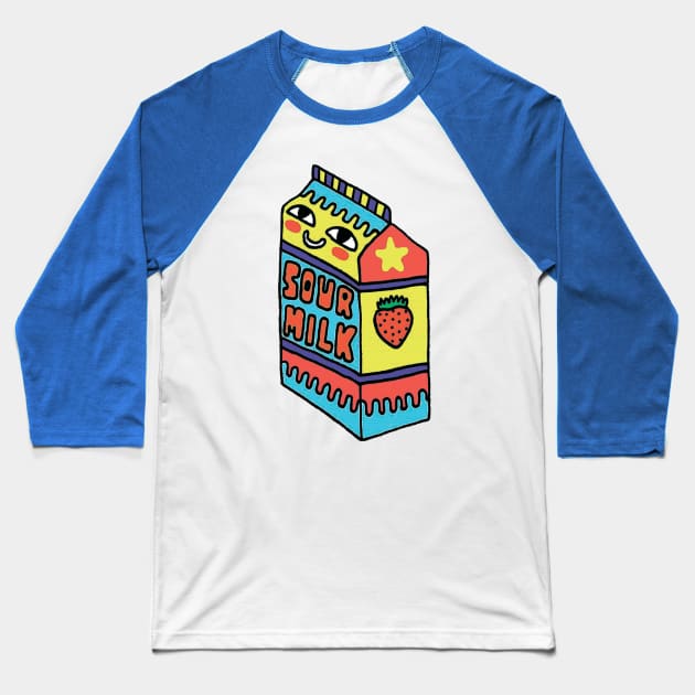 Milk Carton Baseball T-Shirt by saif